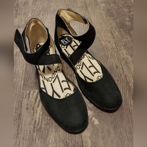 FLY LONDON Piat Suede Ankle Strap Wedge (Size 42/11.5)
